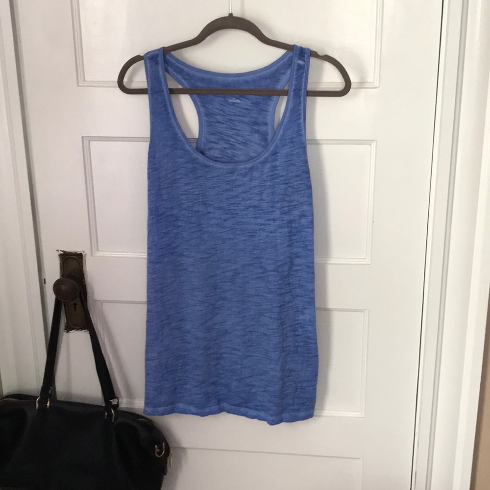 Liz Lange Maternity Blue Racerback Tank